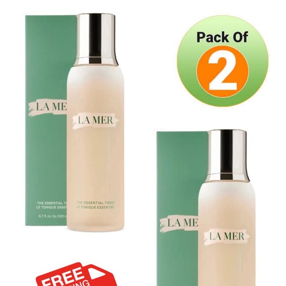 La Mer The Essential Tonic 200ml | Hydrating & Soothing Facial Toner pack of 2 - Picture 1 of 4